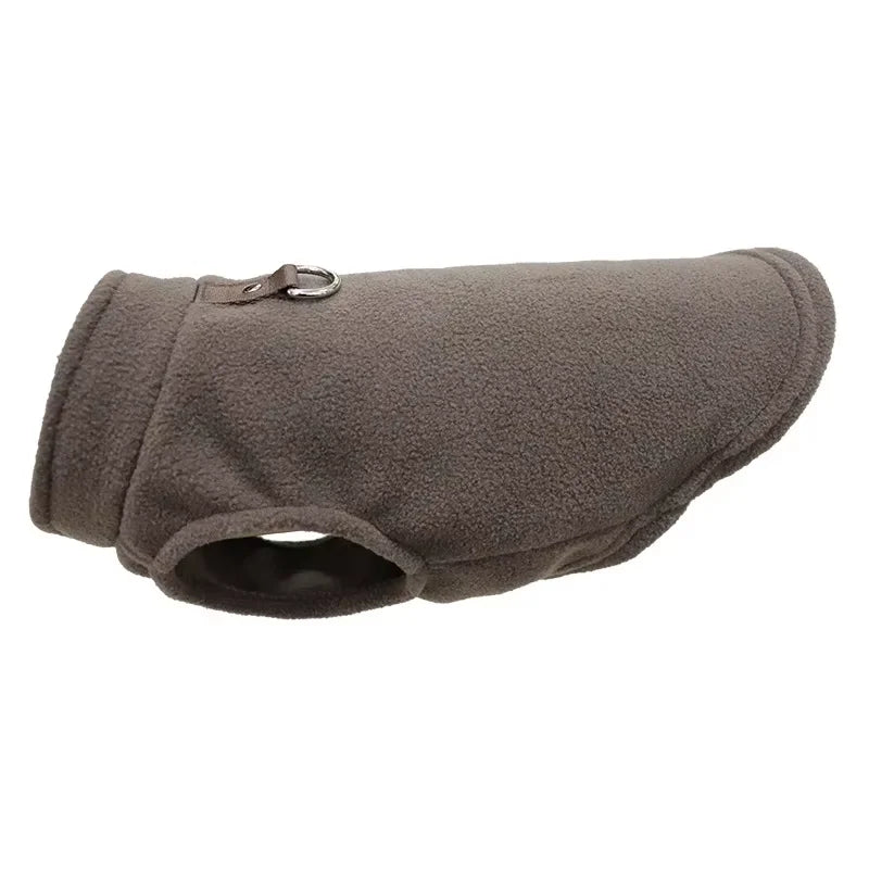 Warm Fleece Dogs Clothes Pet Dog Jacket Vest With D-Ring For Small Dog Cats Clothing French Bulldog Costumes Chihuahua Coat